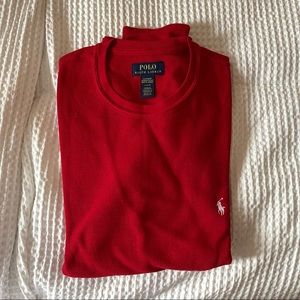 Long sleeve polo shirt